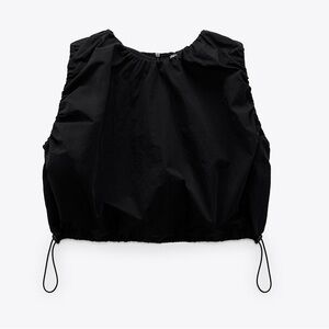 NWT Zara nylon crop top. XS